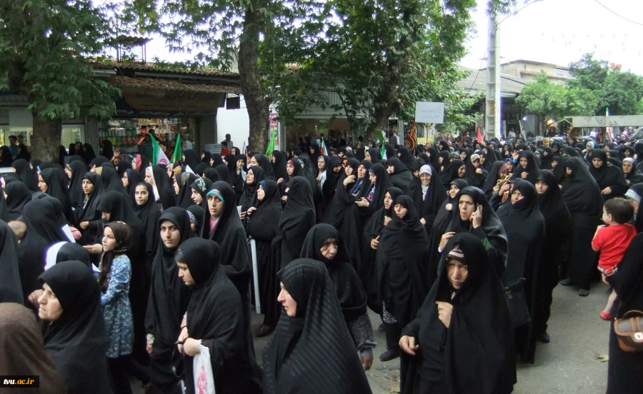 برگزاری راهپیمایی عفاف و حجاب ، باحضور دانشجویان و کارکنان آموزشکده فنی و حرفه ای دختران بابل