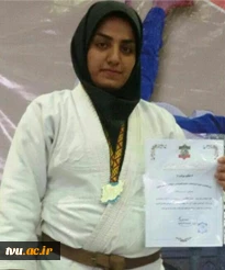 کسب مقام دوم مسابقات جودی بانوان کشور توسط دانشجوی دانشکده دختران بیرجند