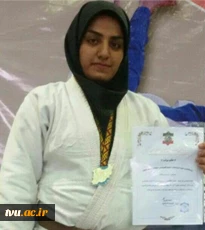کسب مقام دوم مسابقات جودوی بانوان کشور توسط دانشجوی دانشکده دختران بیرجند