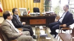دیدار دکتر آرش بهار و دکتر علیرضا جعفرزاده با معاون و مدیرکل حوزه ی استاندار گیلان