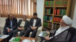 دیدار رییس دانشگاه فنی و حرفه ای با علما و مراجع عظام تقلید - 95/06/10