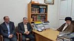 دیدار رییس دانشگاه فنی و حرفه ای با علما و مراجع عظام تقلید - 95/06/10