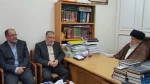 دیدار رییس دانشگاه فنی و حرفه ای با علما و مراجع عظام تقلید - 95/06/10