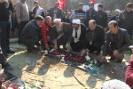 خاکسپاری دو شهید گلگون کفن جنگ تحمیلی در دانشگاه فنی و حرفه ای