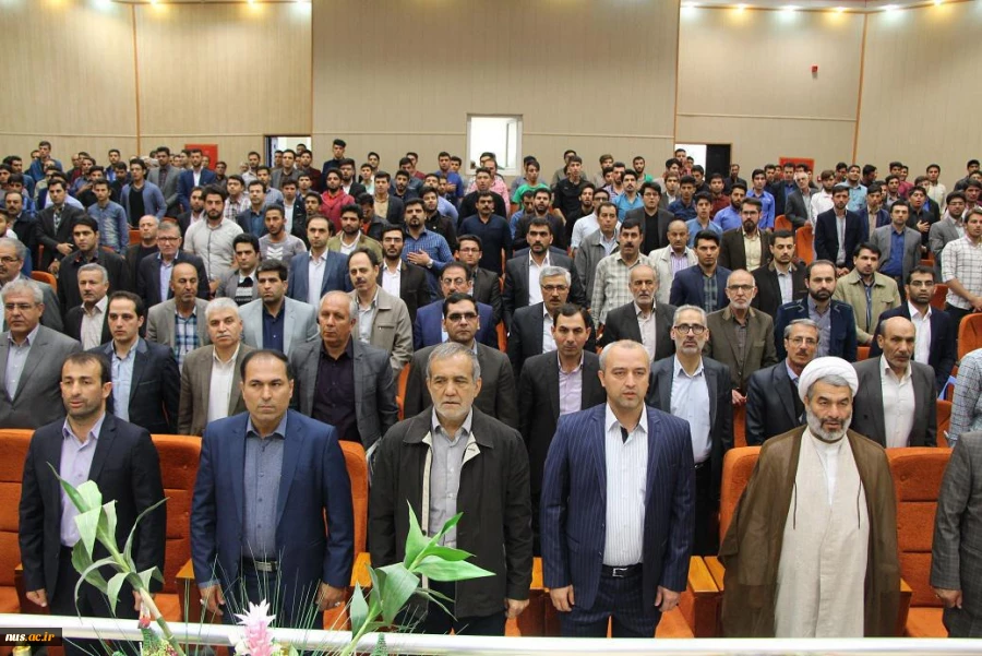 برگزاری مراسم گرامیداشت هفته معلم با حضور دکتر مسعود پزشکیان نائب رییس مجلس شورای اسلامی در دانشگاه قاضی طباطبائی ارومیه