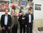 حضور جمعی ازهمکاران آموزشکده فنی و حرفه ای پسران سمنان در منزل شهید محسن حججی و شرکت در مراسم اربعین این شهید والامقام‎‎