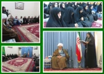 دیدار رییس و کارکنان و اساتید و دانشجویان آموزشکده فنی و حرفه ای دختران قدسیه ساری با حضرت آیت الله  طبرسی نماینده ولی فقیه در استان مازندران