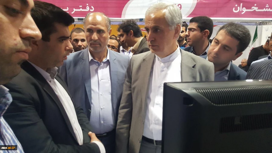 بازدید استاندار خراسان شمالی از غرفه دانشگاه فنی وحرفه ای در سومین نمایشگاه الکامپ در استان خراسان شمالی