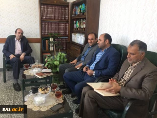(گزارش جلسه مشترک رئیس آموزشکده علامه حسن زاده آملی ( پسران آمل )  با دکترمرزبند رئیس آموزش و پرورش شهرستان آمل)