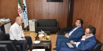 دیدار دکتر صالحی عمران با دکتر قربانی اصل رایزن علمی در اروپا
