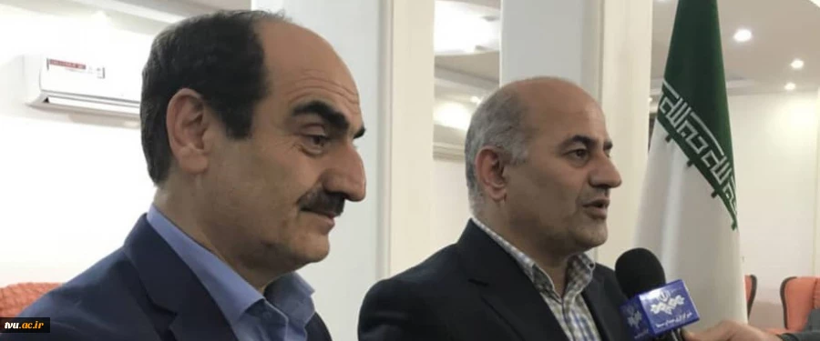 حضور دکتر صالحی عمران در واحد پاویون فرودگاه سردارجنگل رشت و مصاحبه با خبرگزاری ها و صداوسیما استان گیلان 2