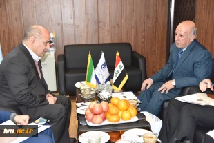 Prof. Ebrahim Salehi Omran, chancellor of TVU and Prof. Mowafaq Hamdoon, chancellor of Northern Technical University of Iraq