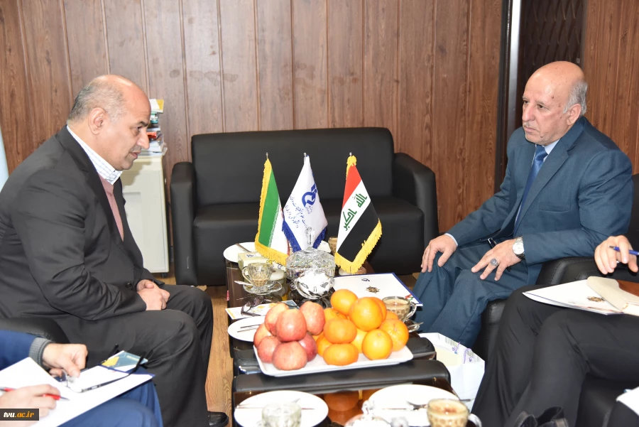 Prof. Ebrahim Salehi Omran, chancellor of TVU and Prof. Mowafaq Hamdoon, chancellor of Northern Technical University of Iraq