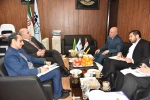 Prof. Ebrahim Salehi Omran, chancellor of TVU, Dr. Talebi, General Director of International and Scientific cooperation, Prof. Mowafaq Hamdoon, chancellor of Northern Technical University of Iraq