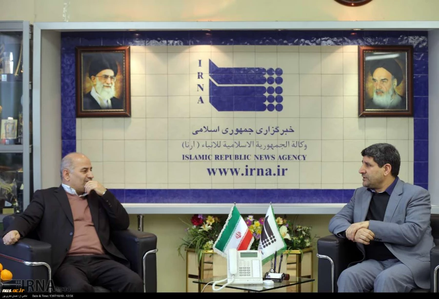 دیدار رئیس دانشگاه فنی و حرفه ای با مدیرعامل ایرنا 11