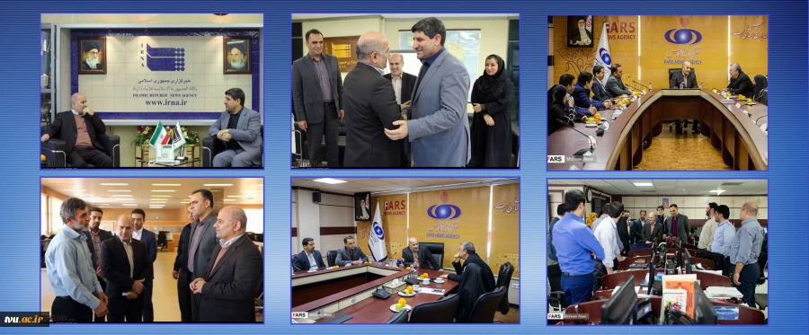 رئیس دانشگاه فنی و حرفه ای از خبرگزاری فارس و ایرنا بازدید کرد. 2