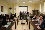 در حین برگزاری رویداد توانمند ساز نشست دانشجویان مراکز دانشگاه فنی و حرفه ای استان بوشهر با دکتر زنگنه مطلق معاون پژوهش و فناوری دانشگاه فنی و حرفه ای کشور 2