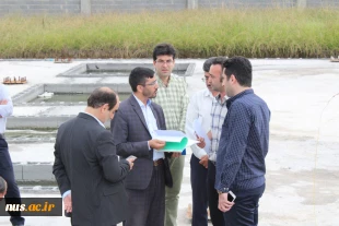 بازدید مدیرکل دفتر نظارت فنی و عمرانی دانشگاه فنی و حرفه ای کشور، ازساختمان آموزشی در حال ساخت آموزشکده دکتر معین رشت  2