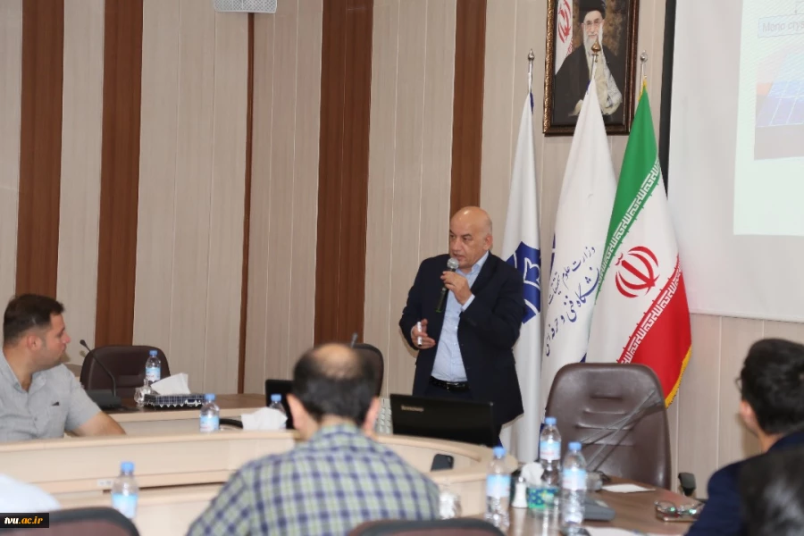 The first joint applied research workshop by professors and faculty members of Technical and Vocational University and Northern Technical University of Iraq, was held at the Shariati College. 2