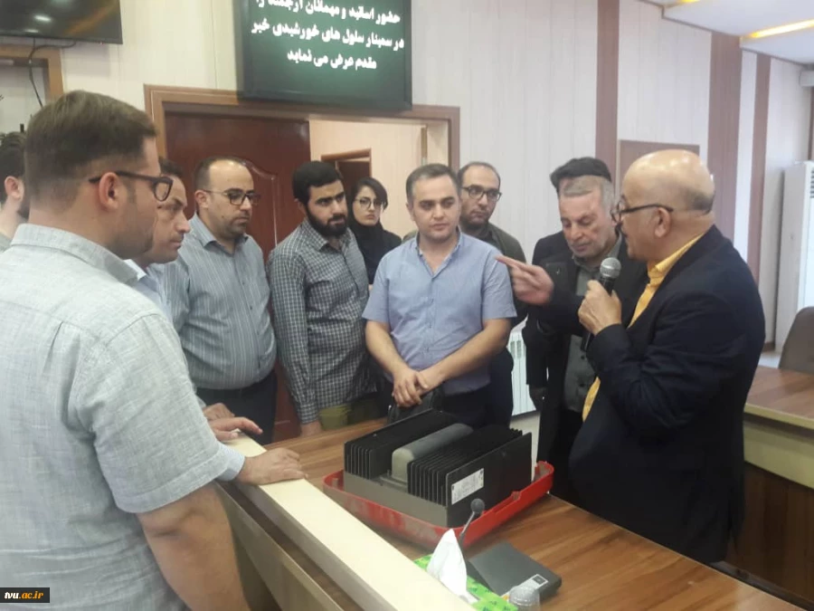 The first joint applied research workshop by professors and faculty members of Technical and Vocational University and Northern Technical University of Iraq, was held at the Shariati College. 6
