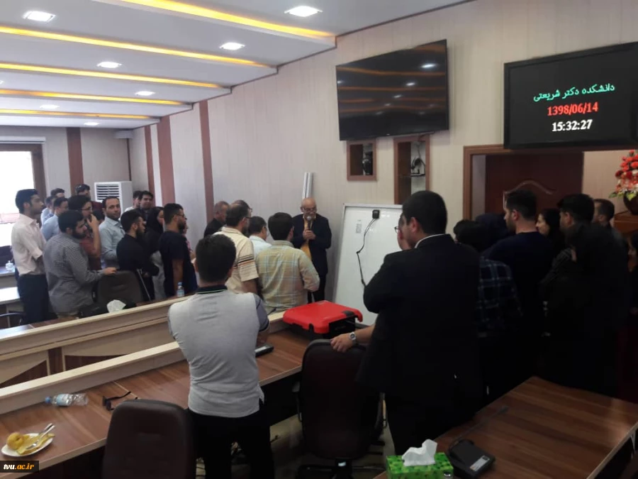 The first joint applied research workshop by professors and faculty members of Technical and Vocational University and Northern Technical University of Iraq, was held at the Shariati College. 7