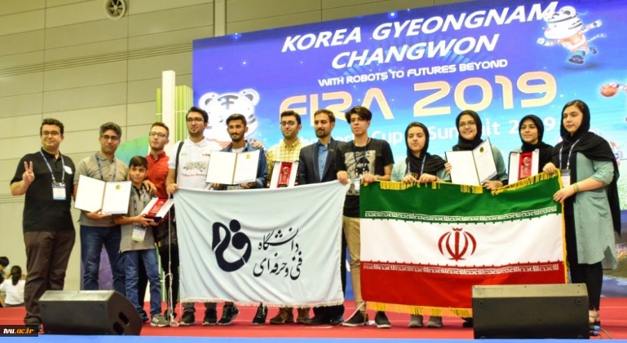 Robotics Team of Shahid Shamsipour Faculty
Became the Vice Champion of the Student Category at the FIRA Roboworld Cup 2019
 2
