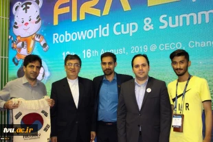 Robotics Team of Shahid Shamsipour Faculty
Became the Vice Champion of the Student Category at the FIRA Roboworld Cup 2019
 3