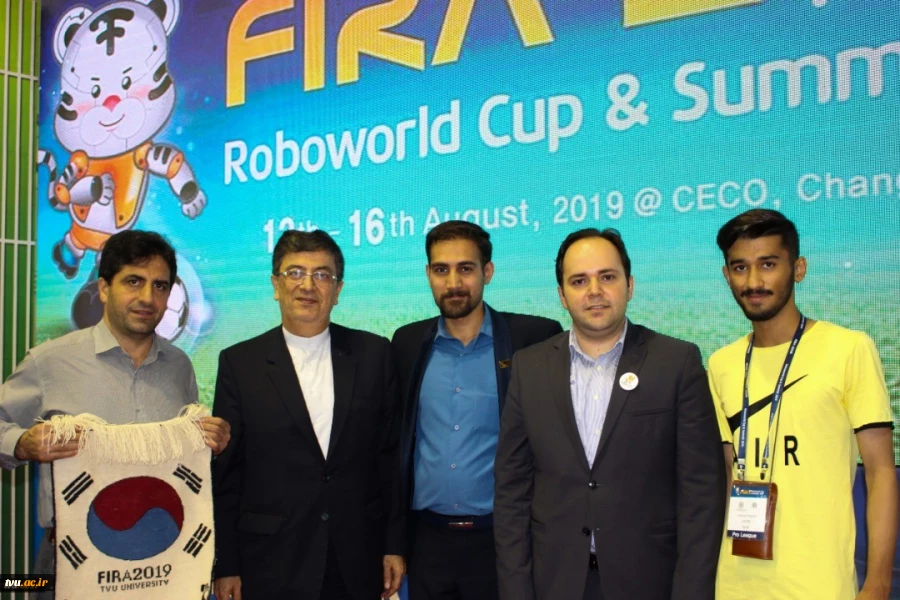 Robotics Team of Shahid Shamsipour Faculty
Became the Vice Champion of the Student Category at the FIRA Roboworld Cup 2019
 3