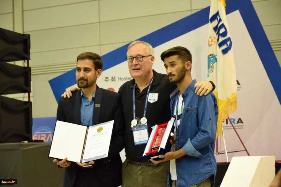 Robotics Team of Shahid Shamsipour Faculty
Became the Vice Champion of the Student Category at the FIRA Roboworld Cup 2019
 5