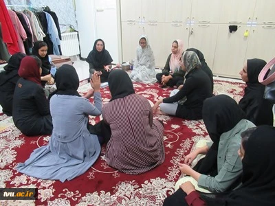 حضور مشاور در خوابگاه آموزشکده فنی و حرفه ای دختران نی ریز 2