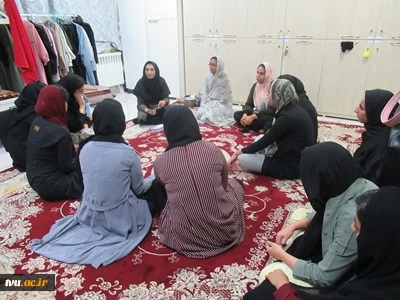 حضور مشاور در خوابگاه آموزشکده فنی و حرفه ای دختران نی ریز 3