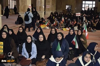 حضور همکاران آموزشکده فنی و حرفه ای دختران مائده گرگان در راهپیمایی عظیم 13 آبان 3