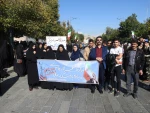 حضور کارکنان ، اساتید و دانشجویان  دانشگاه فنی و حرفه ای استان قزوین در راهپیمایی روز 13 آبان 3