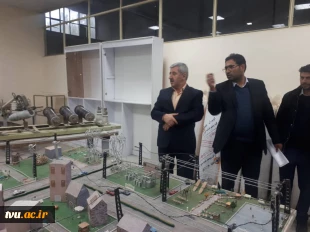 بازدید جناب آقای دکتر کیانی معاون محترم آموزشی دانشگاه فنی و حرفه ­ای و هیأت همراه از دانشکده/ آموزشکده ­های استان کرمان 2