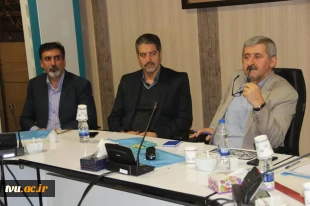 نشست مشترک معاونین آموزشی و اداری مالی دانشگاه با روسا و اعضای هیات علمی آموزشکده های کشاورزی در دانشکده ولیعصر   5