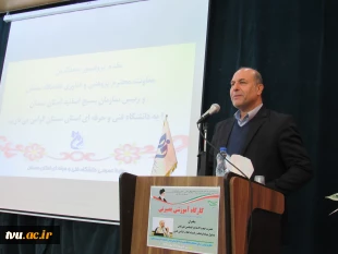 برگزاری نشست آموزشی بصیرتی  با حضور حضرت حجت الاسلام و المسلمین علی ثقفی مسئول بنیاد فرهنگ و اندیشه انقلاب اسلامی کشور در دانشگاه فنی و حرفه ای استان سمنان 9