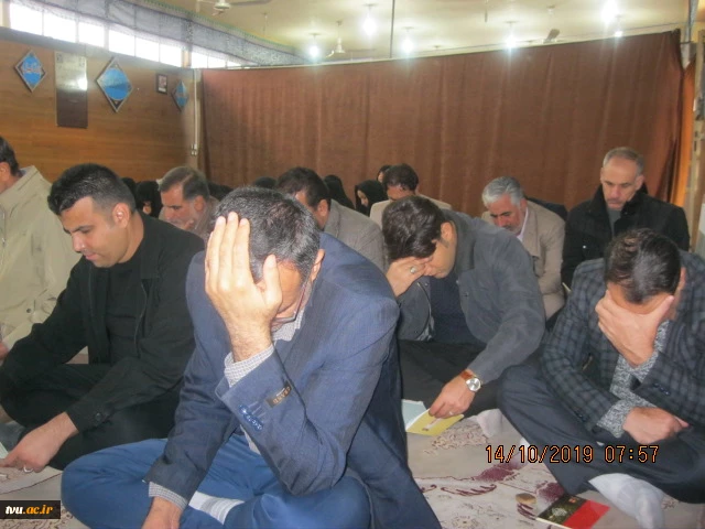 مراسم پرفیض زیارت عاشورا روز شنبه 14 دی ماه 98 به مناسبت شهادت مظلومانه سردار رشید و افتخار آفرین ایران و اسلام ، سپهبد حاج قاسم سلیمانی 5