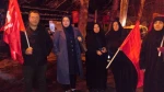 حضور ریاست و کارکنان آموزشکده فنی و حرفه ای دختران آمل در مراسم تشییع پیکر پاک شهید سپهبد سلیمانی و همرزمانش 3