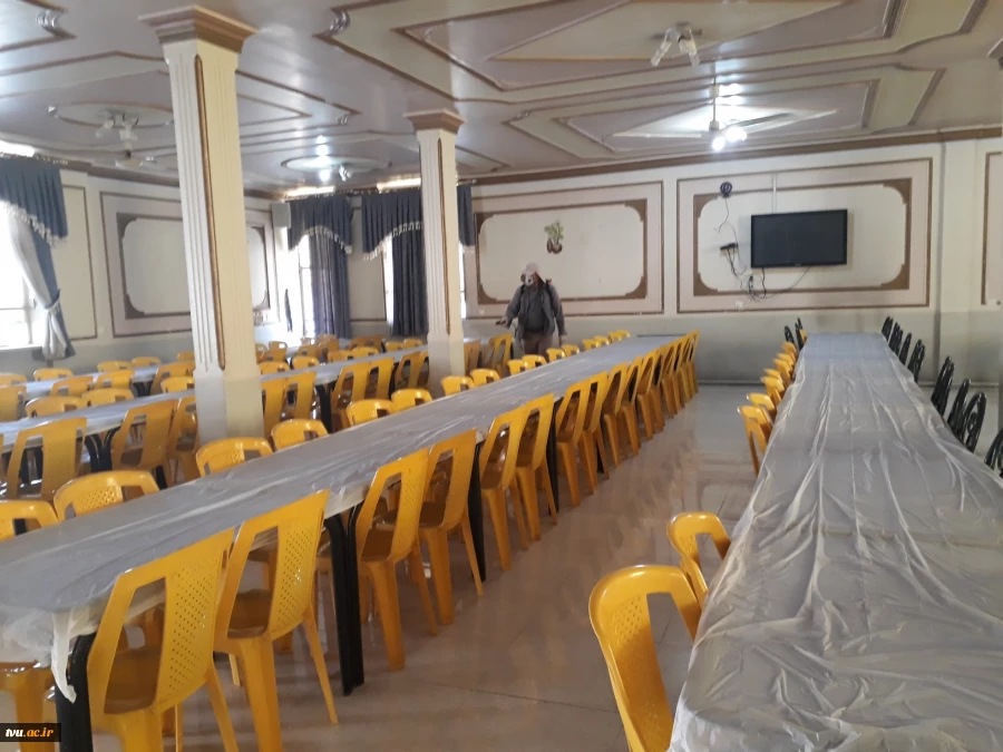 ضدعفونی کردن ساختمان های اداری، سلف سرویس و خوابگاه ها و کلاس های آموزشی پسران و دختران خرم آباد 8