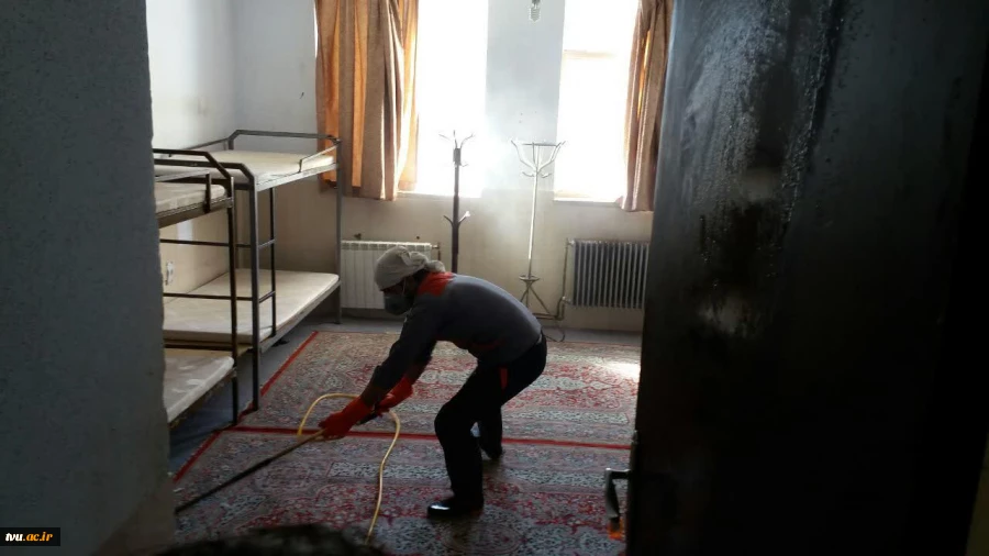 اقدامات ویژه کنترل و پیشگیری از بیماری کرونا در دانشگاه فنی و حرفه ای استان یزد 8