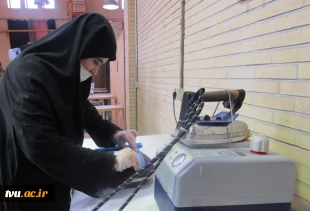 تولید ماسک بهداشتی در آموزشکده فنی و حرفه ای دختران کرمان 2