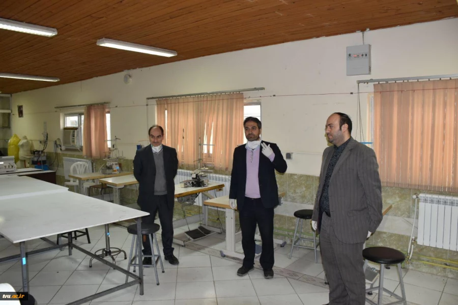 فاز دوم تولید اقلام بهداشتی مورد نیاز مراکز در مانی دانشگاه فنی و حرفه ای استان گیلان 4