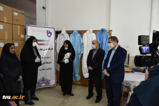 بازدید دکتر صالحی عمران از کارگاه های تولید ماسک دانشکده فنی و حر فه ای دکتر شریعتی با حضور واحد مرکزی خبر 3