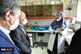 بازدید دکتر صالحی عمران از کارگاه های تولید ماسک دانشکده فنی و حر فه ای دکتر شریعتی با حضور واحد مرکزی خبر 6