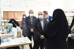 بازدید دکتر صالحی عمران از کارگاه های تولید ماسک دانشکده فنی و حر فه ای دکتر شریعتی با حضور واحد مرکزی خبر 7