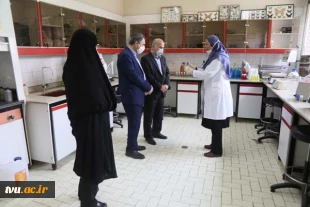 بازدید دکتر صالحی عمران از کارگاه های تولید ماسک دانشکده فنی و حر فه ای دکتر شریعتی با حضور واحد مرکزی خبر 8