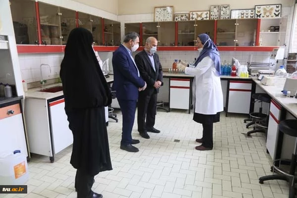 بازدید دکتر صالحی عمران از کارگاه های تولید ماسک دانشکده فنی و حر فه ای دکتر شریعتی با حضور واحد مرکزی خبر 8