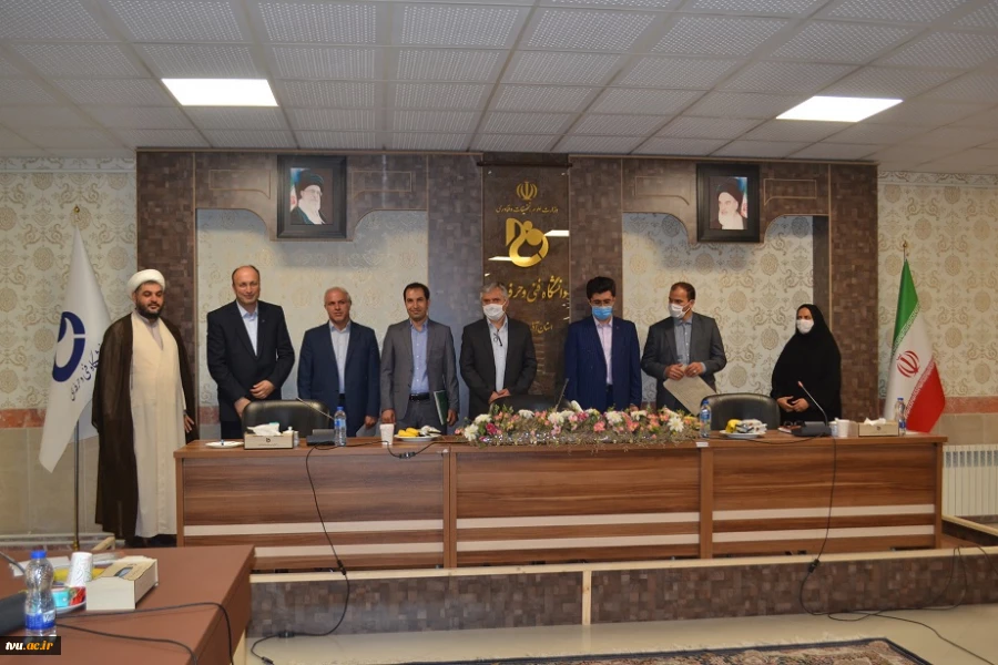 برگزاری آئین تکریم و معارفه سرپرست اداره حراست دانشگاه فنی و حرفه ای استان آذربایجان شرقی 2