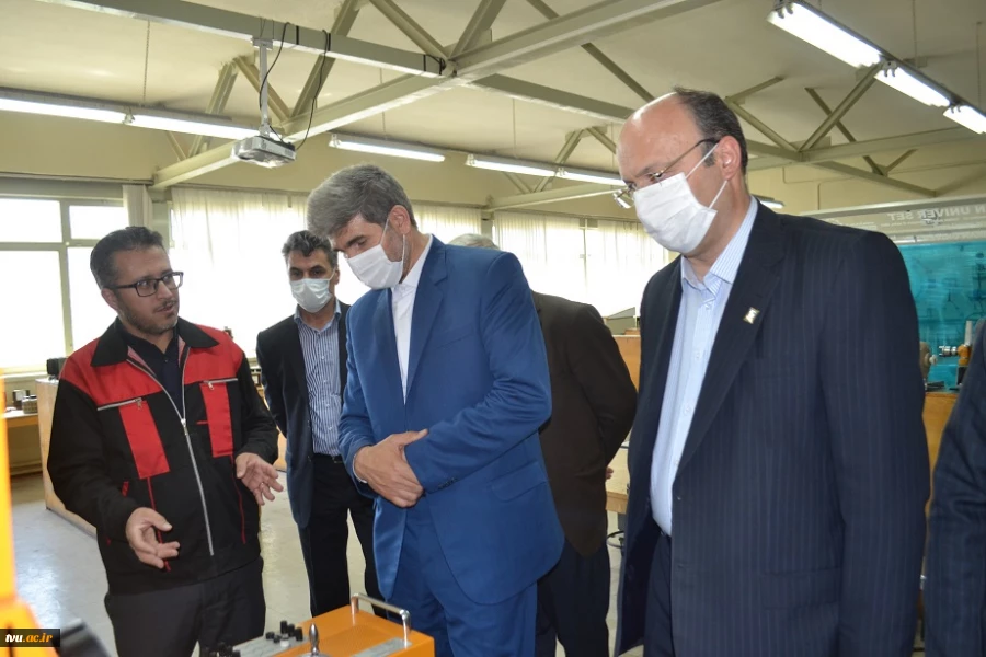 بازدید نماینده مردم اهر و هریس در مجلس شورای اسلامی از بخشهای مختلف دانشگاه فنی و حرفه ای استان آذربایجان شرقی 4