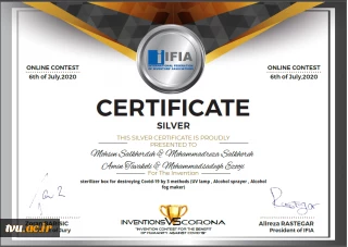 Silver Certificate for the Invention